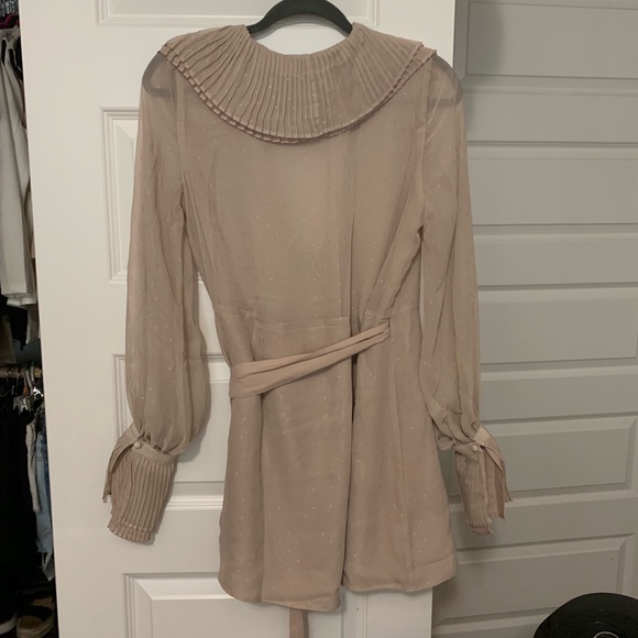 Last chance!! Chrissy Teigen X Revolve tan dress - Picture 6 of 7